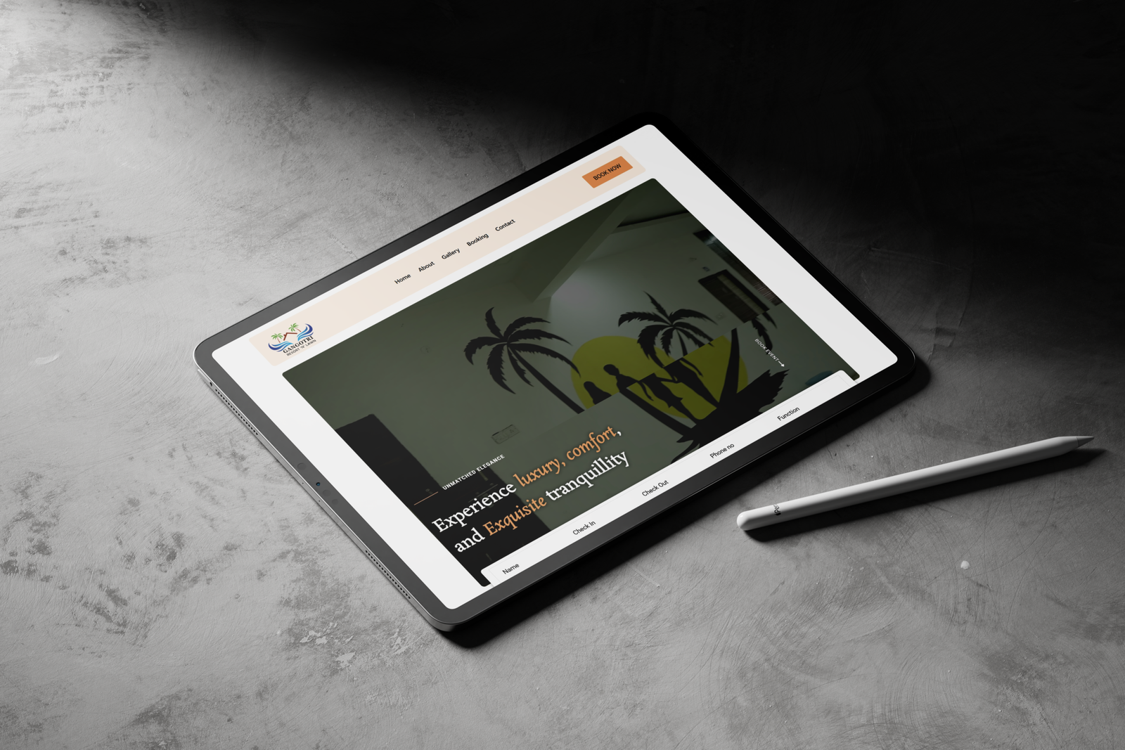 01 Free Ipad Pro Mockup With Pencil